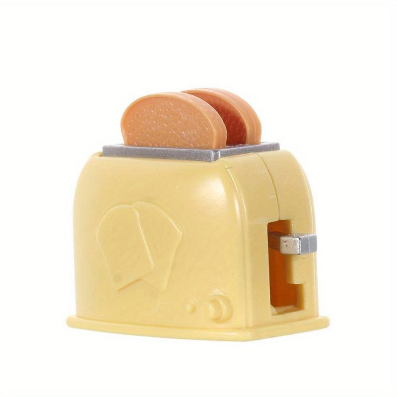 Dollhouse Mini Toaster Toy Kitchen Decoration 19 Set 30MM 0.06-0.1in