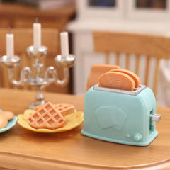 Dollhouse Mini Toaster Toy Kitchen Decoration 19 Set 30MM 0.06-0.1in