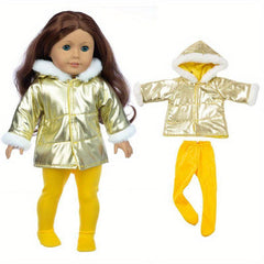 18in Leisure Down Jacket Doll Clothes For Girl Doll