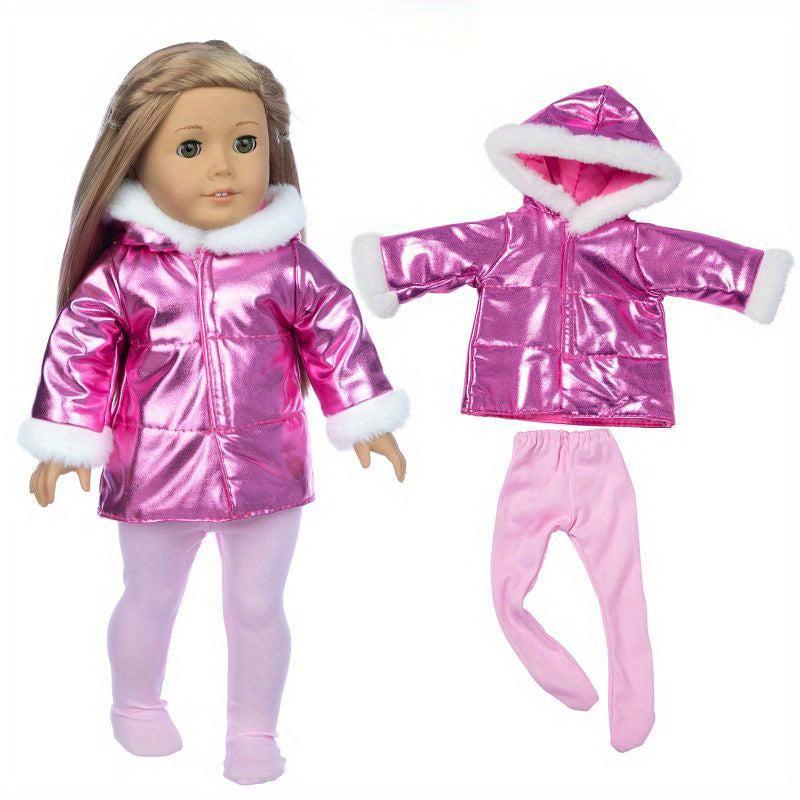 18in Leisure Down Jacket Doll Clothes For Girl Doll