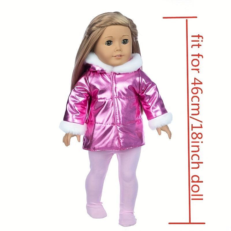 18in Leisure Down Jacket Doll Clothes For Girl Doll