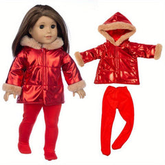 18in Leisure Down Jacket Doll Clothes For Girl Doll