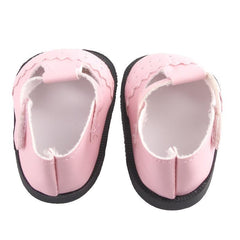 1 Pair 18 inch Doll Buckle Leather Doll Shoes Doll Accessories For Children Kids