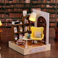 Mini Wooden Assembly Model Doll House Creative Birthday Gift