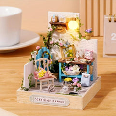 Mini Wooden Assembly Model Doll House Creative Birthday Gift