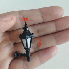 Mini Dollhouse Wall Lamp Model for Scene Modeling & Gift