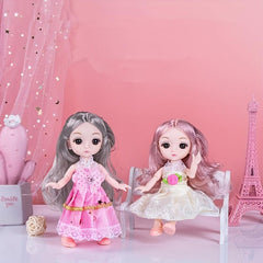 6-7in Princess Girl Doll Gift Set: Prom Doll, Clothes, Shoes