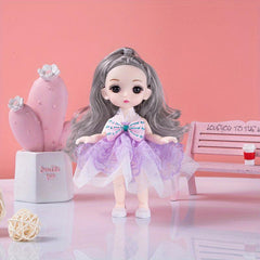 6-7in Princess Girl Doll Gift Set: Prom Doll, Clothes, Shoes