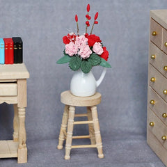 1:12 Dollhouse Mini Furniture Embryo Stool Gift