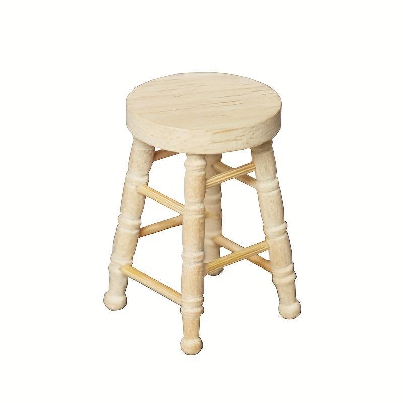 1:12 Dollhouse Mini Furniture Embryo Stool Gift