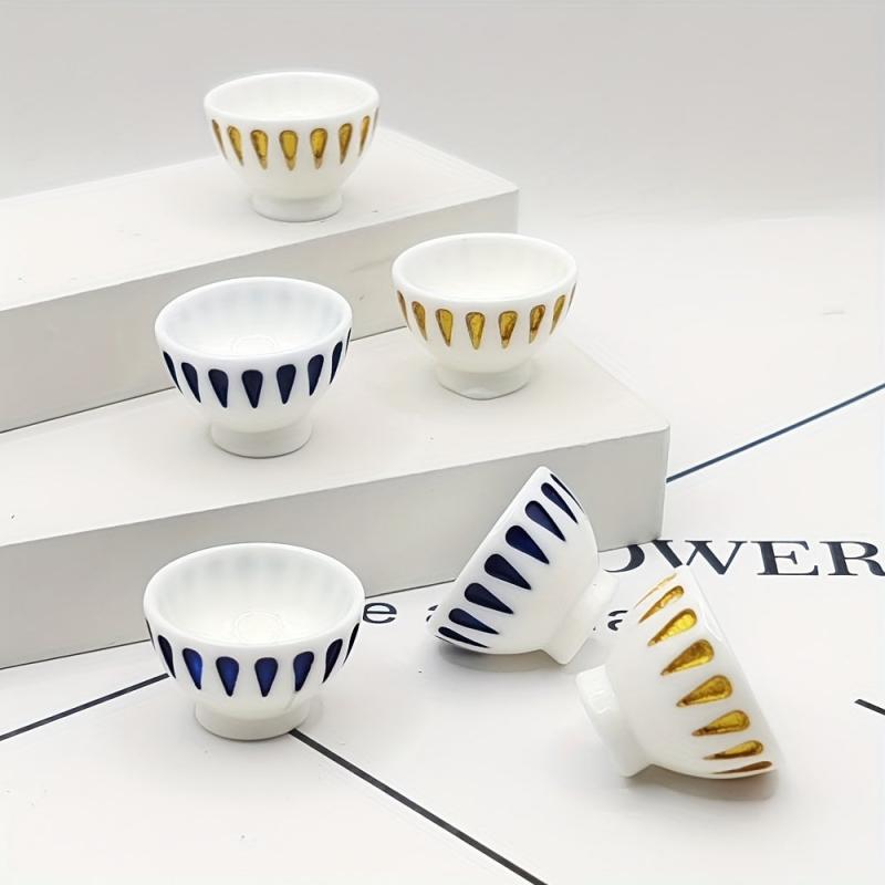 5pcs Pack DollHouse Mini Small Bowl Ornaments
