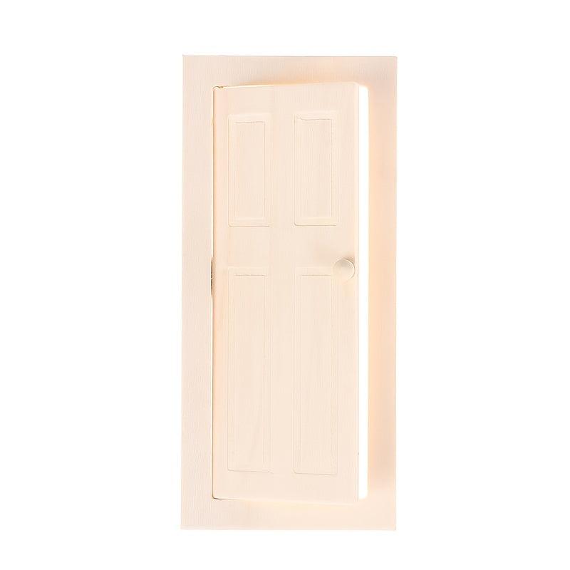 1:12 Dollhouse Mini Wooden Door Ornament