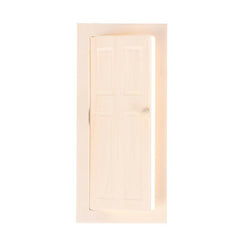1:12 Dollhouse Mini Wooden Door Ornament