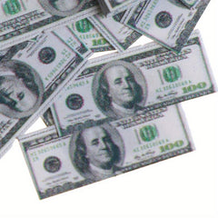 15pcs 17.7MM Dollhouse Doll House Pocket Dollar Bill