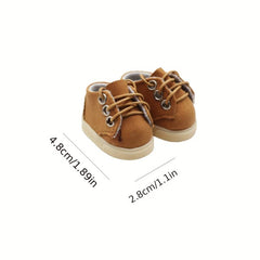 1 Pair Doll Shoes Boots for 15 Cotton Doll 6-10 BJD Toy Girls Gift