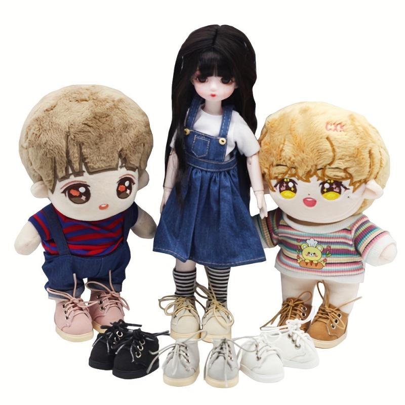 1 Pair Doll Shoes Boots for 15 Cotton Doll 6-10 BJD Toy Girls Gift