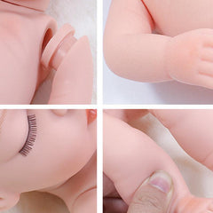 Mini 11 89 Inch Rebirth Doll Closed Eyes Simulation Baby Doll Little Girl Toy