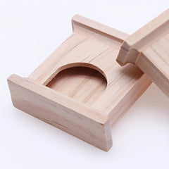 Doll House Wood Fireplace Furniture Ornament Toy Model For Children