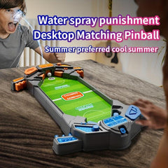 Table Games Water Spray Toy for Kids, Pinball Punishment Set