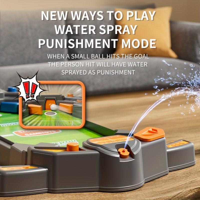 Table Games Water Spray Toy for Kids, Pinball Punishment Set