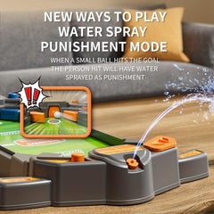 Table Games Water Spray Toy for Kids, Pinball Punishment Set