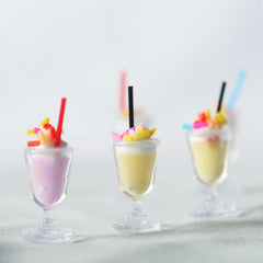 Mini Ice Cream Cup Model Dollhouse Food Play Props