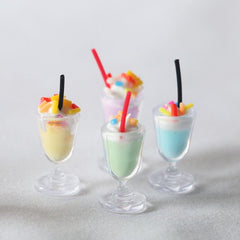 Mini Ice Cream Cup Model Dollhouse Food Play Props