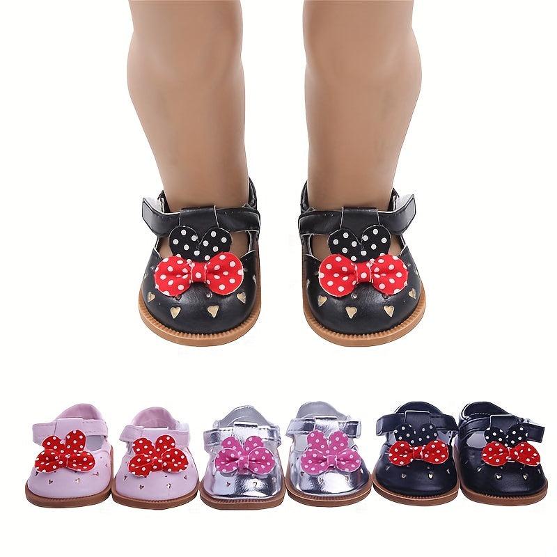 Doll Shoes for 45-72 cm American Dolls, Perfect for Dressing up Newborn Dolls
