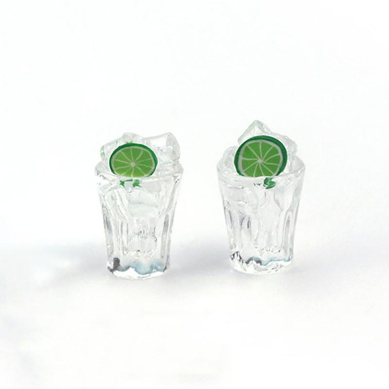 Dollhouse Vodka Bottle & Wine Glass for Ob11 BJD Blythe Decoration