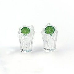 Dollhouse Vodka Bottle & Wine Glass for Ob11 BJD Blythe Decoration