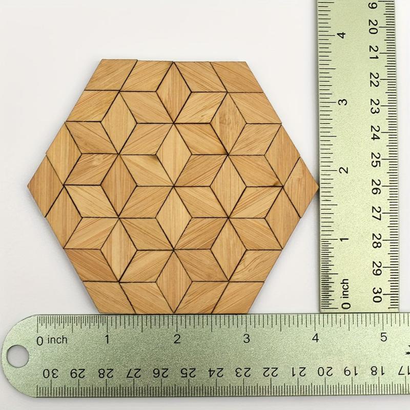 48pcs 1 12 Dollhouse Floor Tiles 3D Wood Grain Stickers