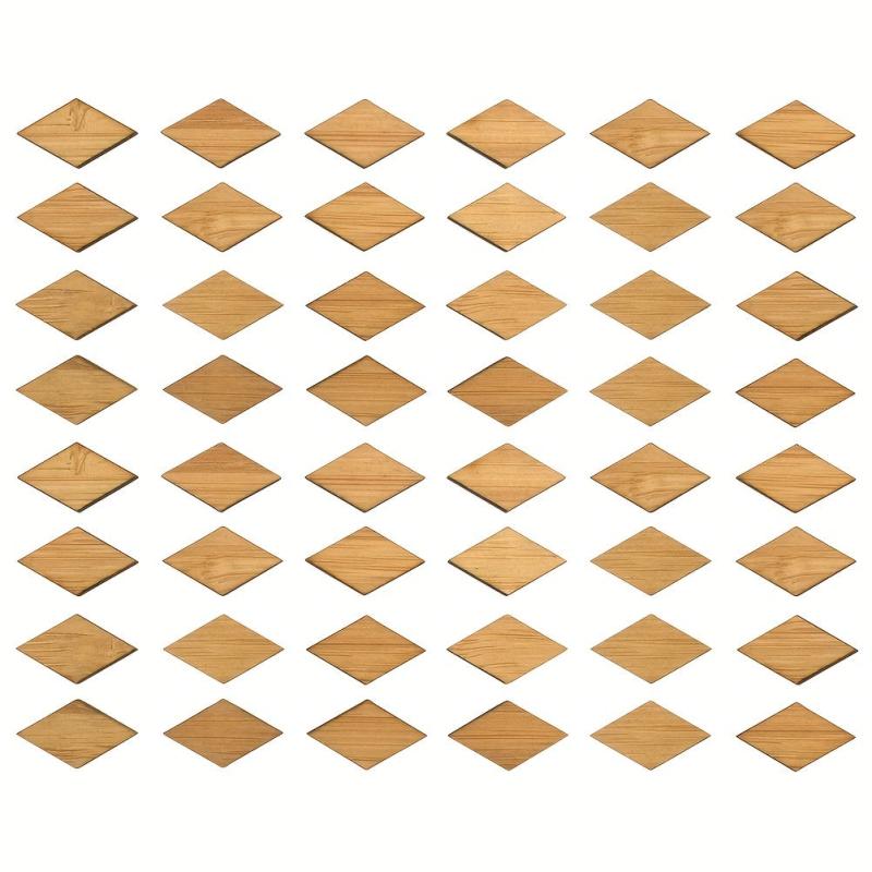 48pcs 1 12 Dollhouse Floor Tiles 3D Wood Grain Stickers