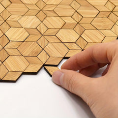 48pcs 1 12 Dollhouse Floor Tiles 3D Wood Grain Stickers
