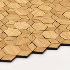 48pcs 1 12 Dollhouse Floor Tiles 3D Wood Grain Stickers