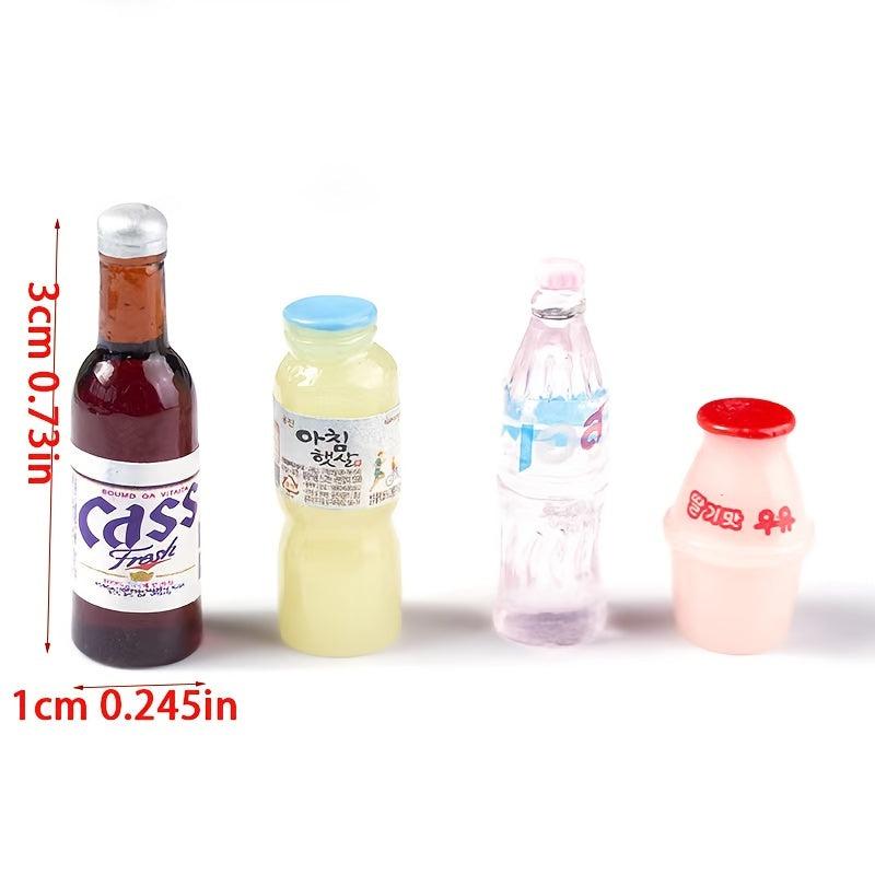 30pcs Dollhouse Drinks Bottles 1:12 Scale Wine Bar Parties