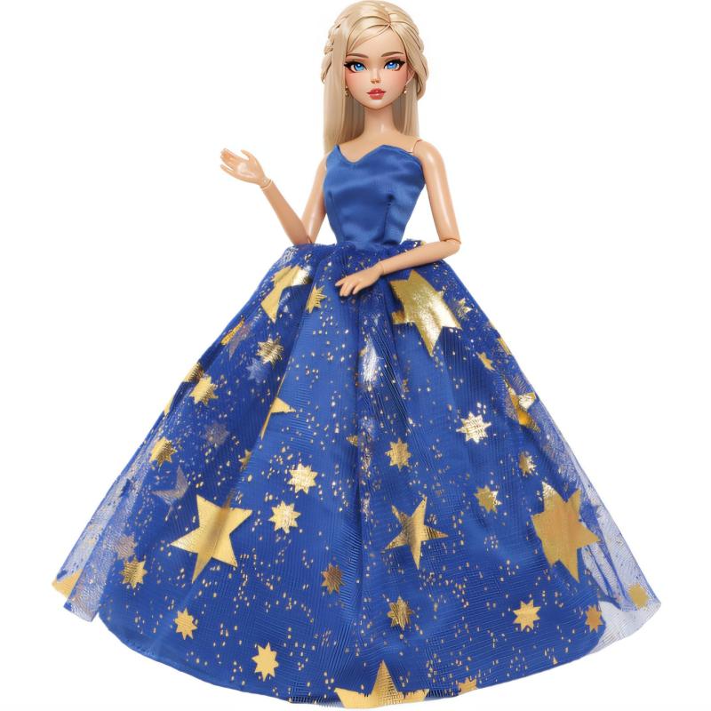 Toy Wedding Dress For Doll Prom Dress Lace Party Dress Toy Clothes Accessories