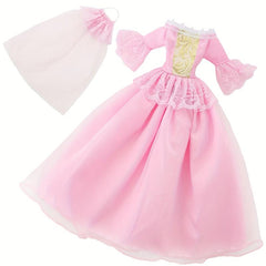 Toy Wedding Dress For Doll Prom Dress Lace Party Dress Toy Clothes Accessories
