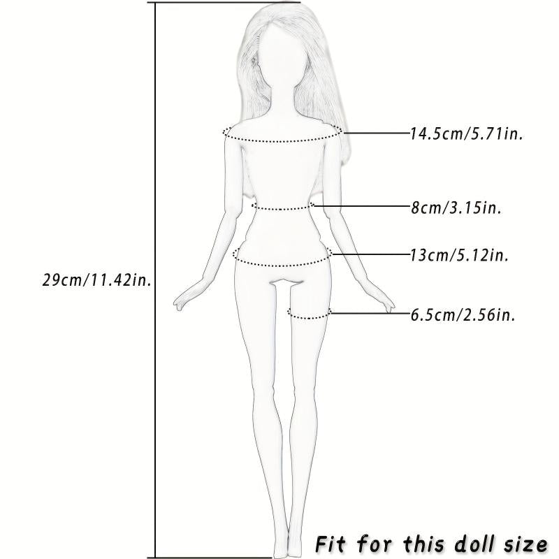 Toy Wedding Dress For Doll Prom Dress Lace Party Dress Toy Clothes Accessories