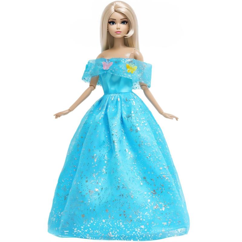 Toy Wedding Dress For Doll Prom Dress Lace Party Dress Toy Clothes Accessories