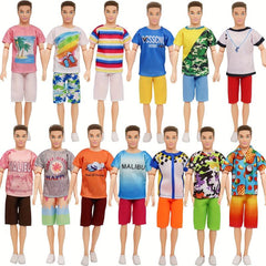 Summer Style Outfits for 12 Inch Boy Dolls