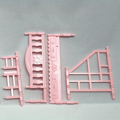 European Bunk & Double Princess Bed for Girls Playhouse - Accessories Included