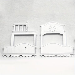 European Bunk & Double Princess Bed for Girls Playhouse - Accessories Included