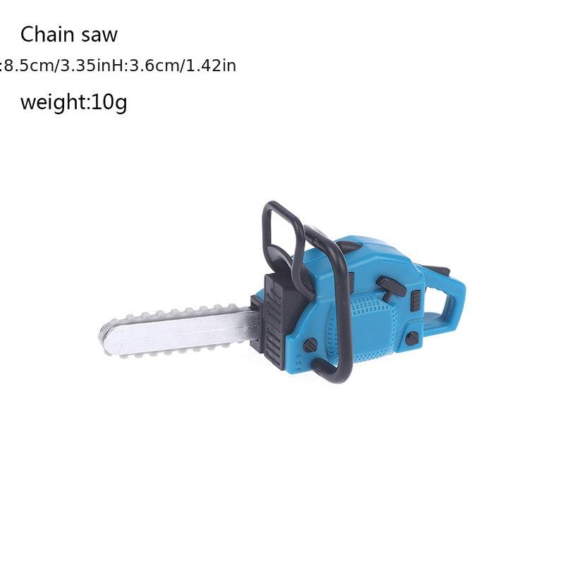 Doll House Mini Lawn Mower Chainsaw Simulation Ornament
