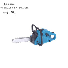 Doll House Mini Lawn Mower Chainsaw Simulation Ornament