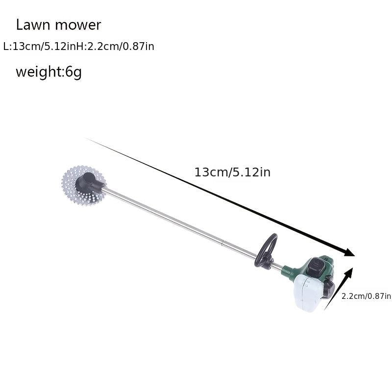Doll House Mini Lawn Mower Chainsaw Simulation Ornament