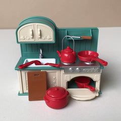 9pcs Doll Kitchen Furniture Accessories Furniture Models Doll Furniture Toys
