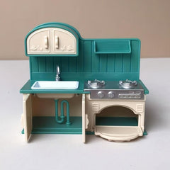 9pcs Doll Kitchen Furniture Accessories Furniture Models Doll Furniture Toys
