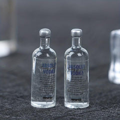5pcs Mini Vodka Bottle Doll House Food Sand Table Toy Model