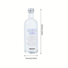 5pcs Mini Vodka Bottle Doll House Food Sand Table Toy Model