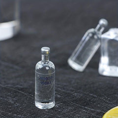 5pcs Mini Vodka Bottle Doll House Food Sand Table Toy Model